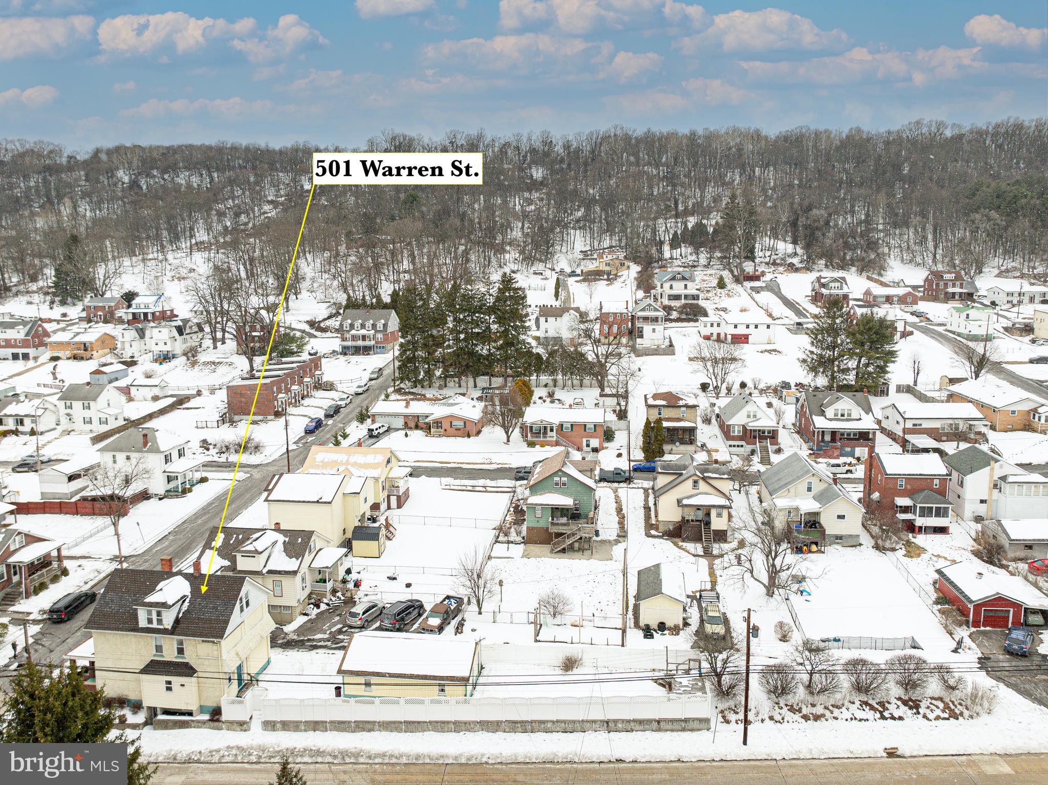 501 Warren Street Cumberland, MD 21502 - Photo 69 of 72 Aerial View