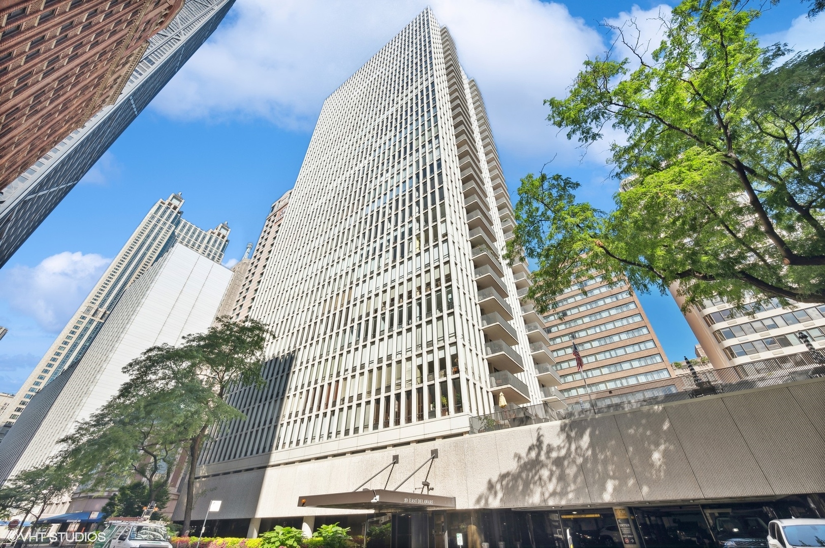 200 East Delaware Place, Unit 6D Chicago, IL 60611 - Photo 1 of 27 a view of a building from a balcony