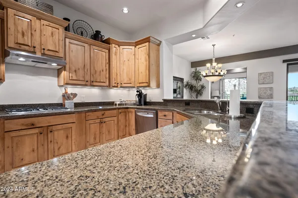 a kitchen with stove