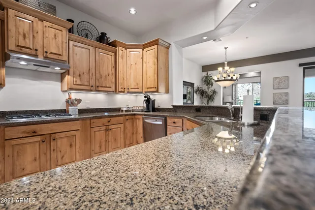 a kitchen with stove