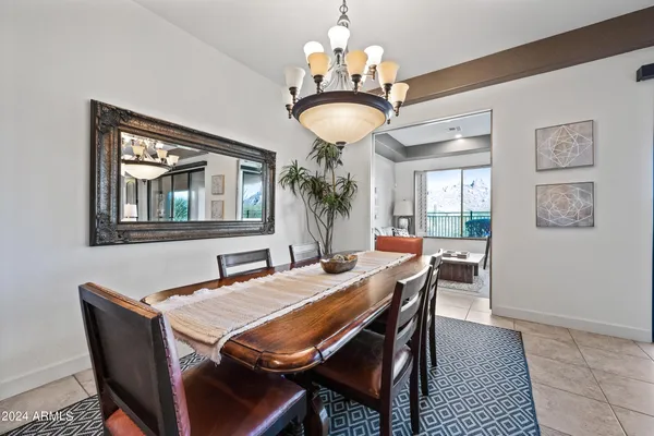 a view of a balcony with a swing