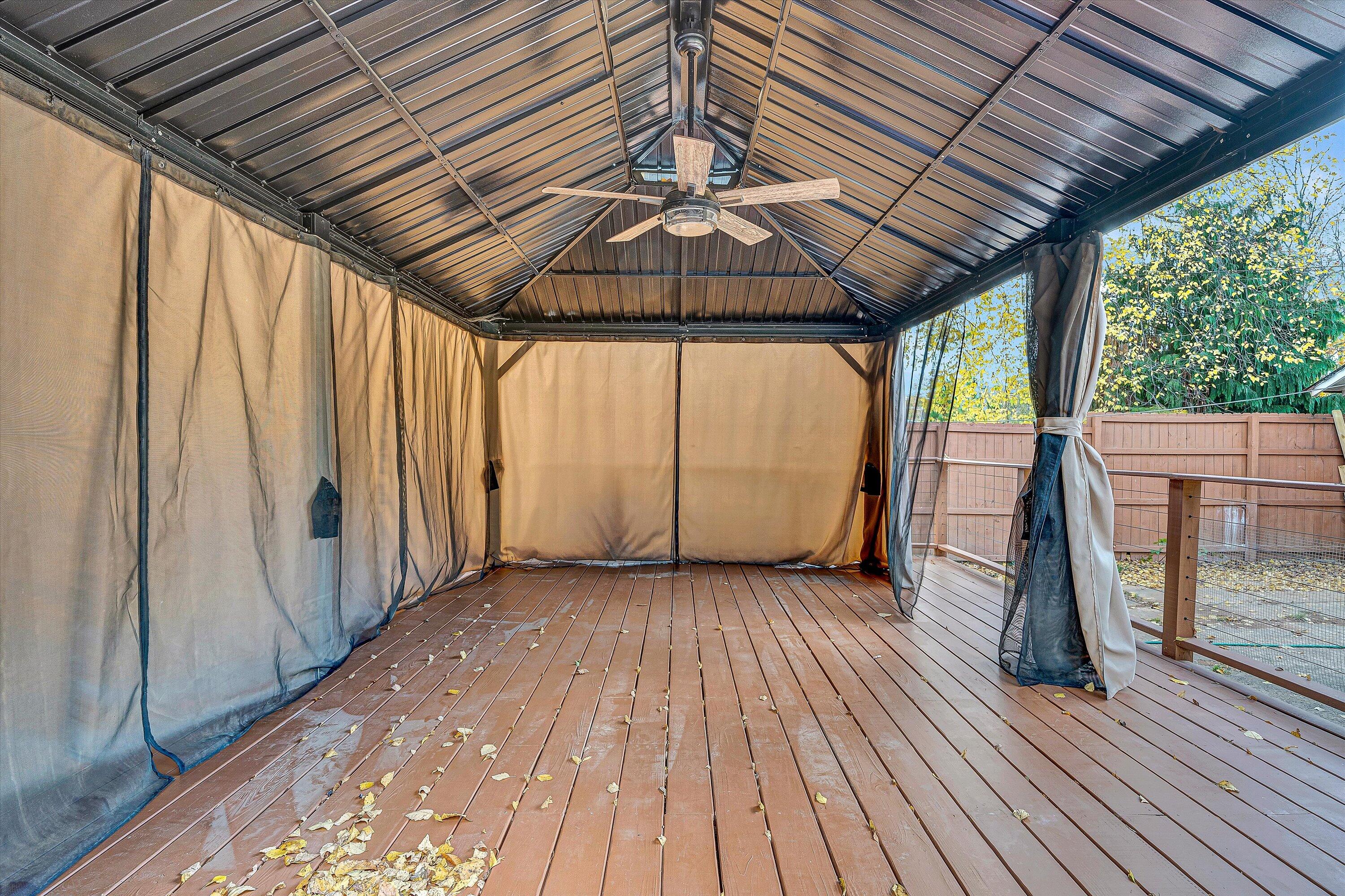 1725 Arlington Road Southwest Roanoke, VA 24015 - Photo 40 of 44 a view of a backyard with wooden floor and outdoor seating