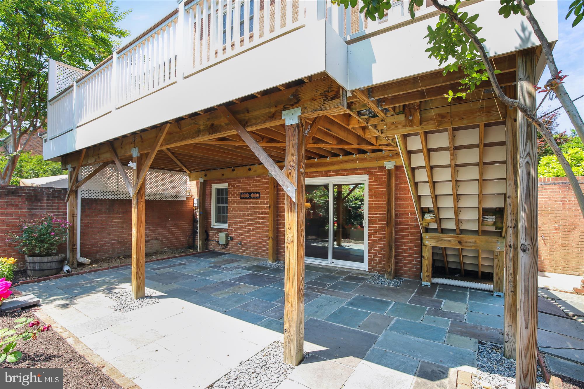 6340 Golf Course Square Alexandria, VA 22307 - Photo 39 of 58 Above Deck is rainproofed, so the patio stays dry!