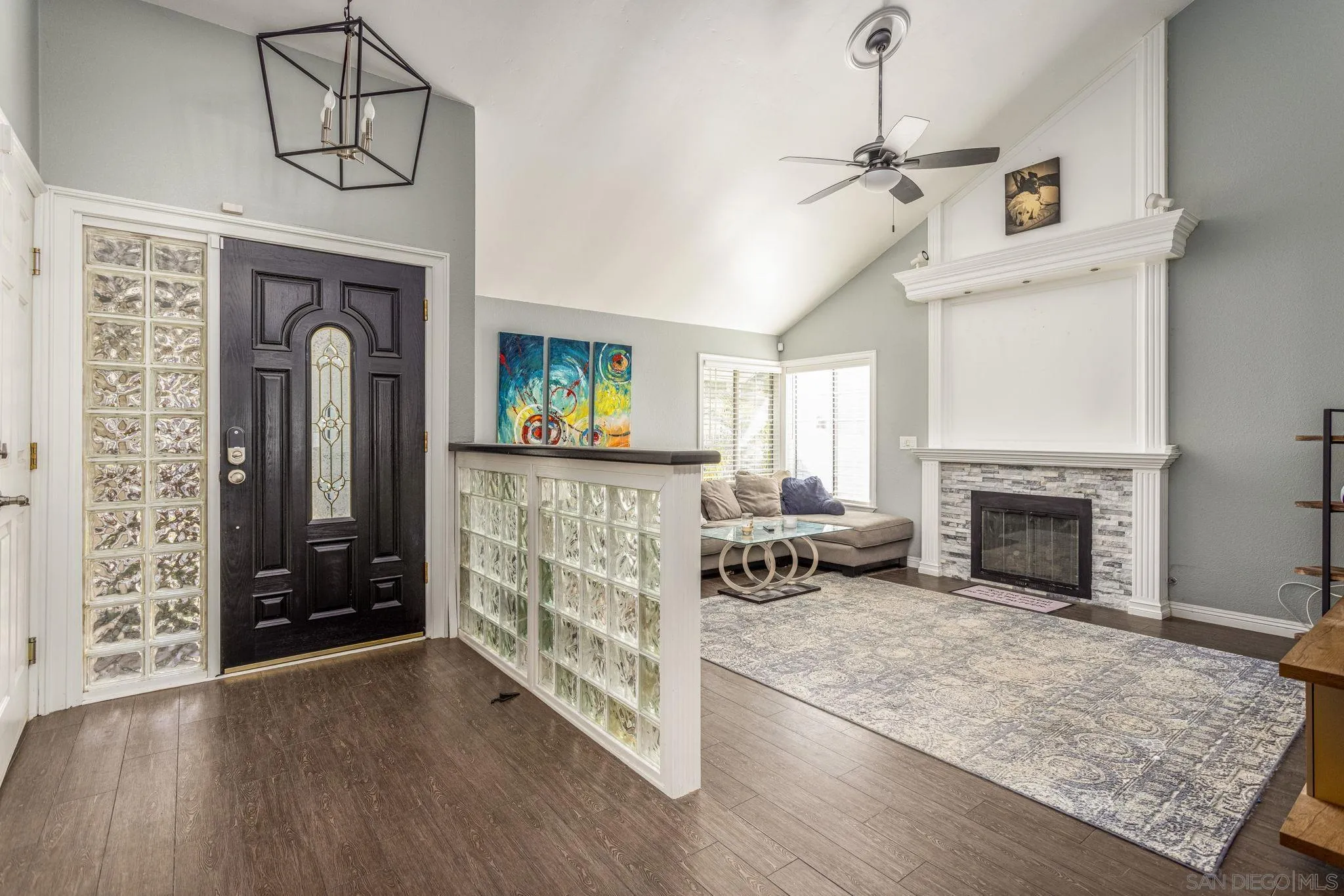 532 Kempton Street Spring Valley, CA 91977 - Photo 15 of 30 a view of hall way with furniture and chandelier