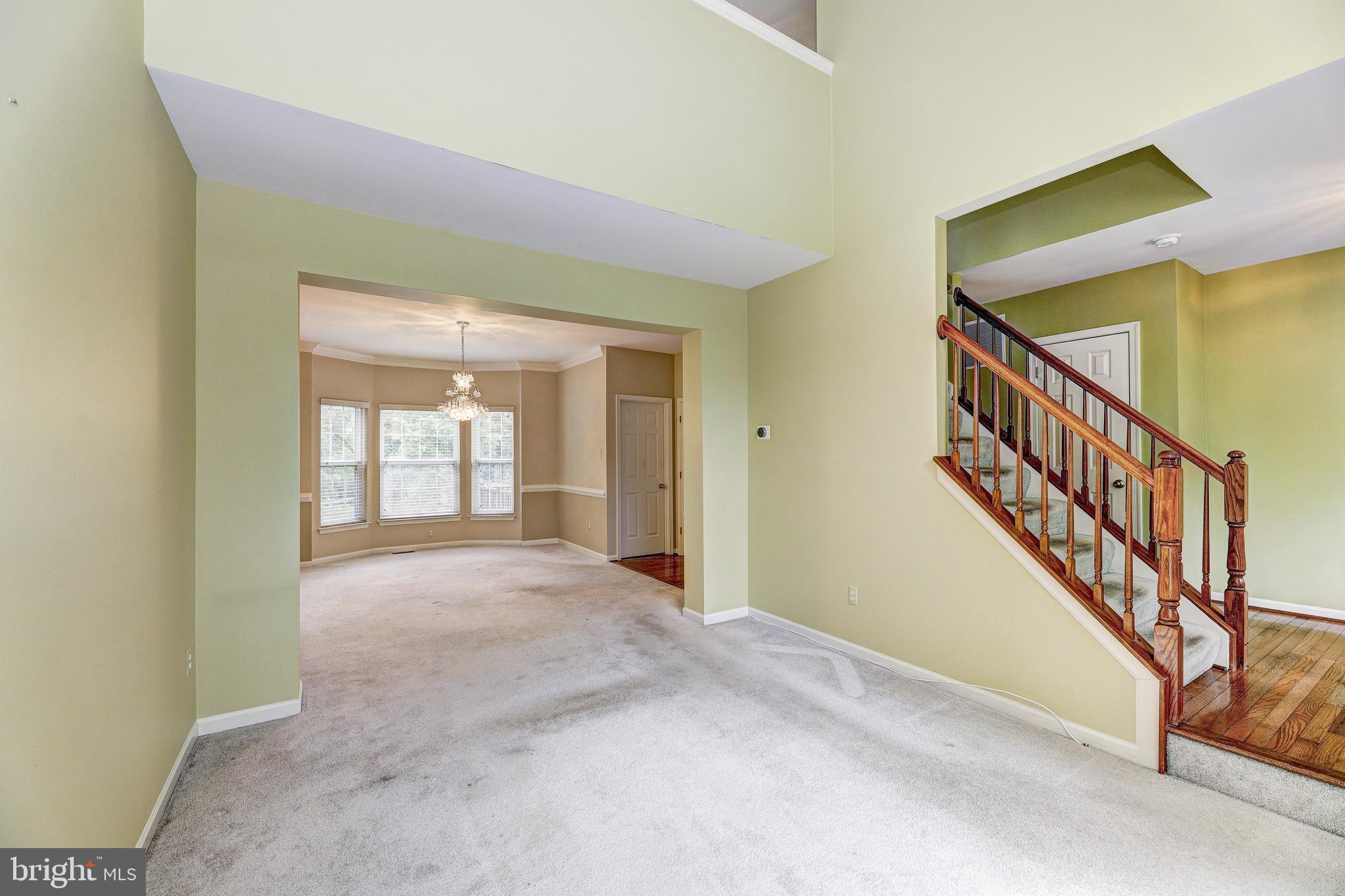 201 Marshall Wood Road Reisterstown, MD 21136 - Photo 9 of 28 Living Room with two story ceiling