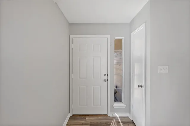 a view of room with walk in closet