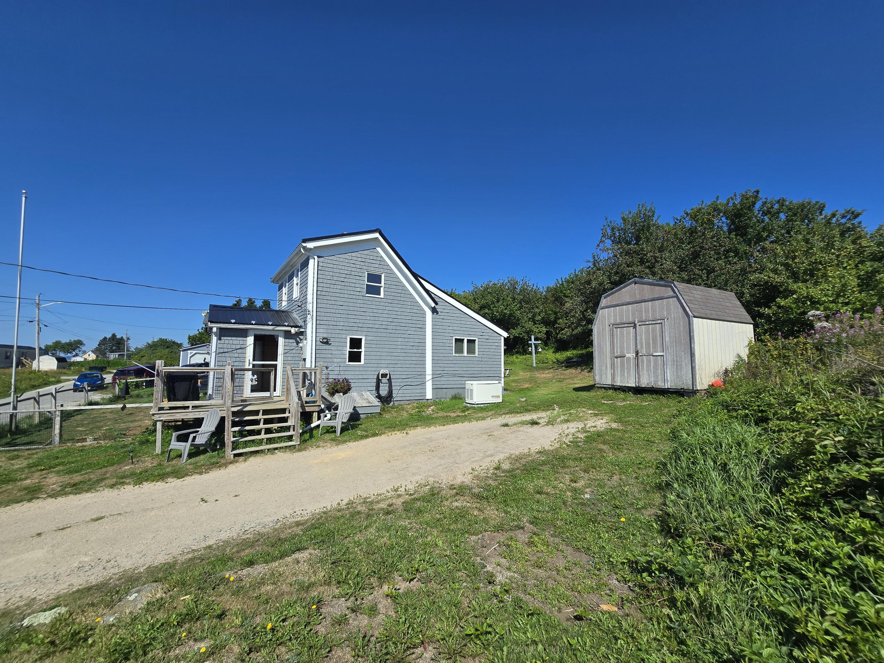 21 Sadler Point Road Jonesport, ME 04649 - Photo 31 of 34 Side w/ Shed #1