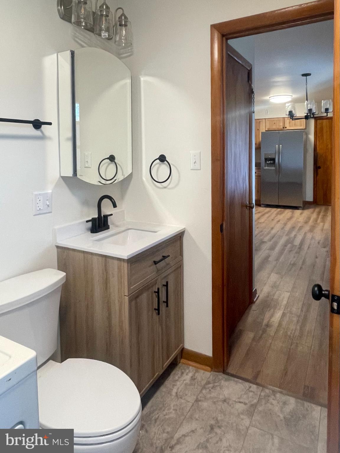 230 Armstrong Avenue Frostburg, MD 21532 - Photo 18 of 30 Modern bathroom with sleek finishes & laundry room