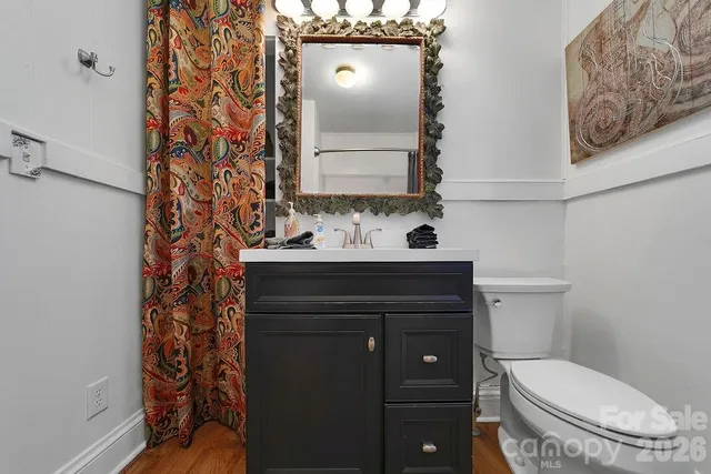 a bathroom with a sink and a toilet