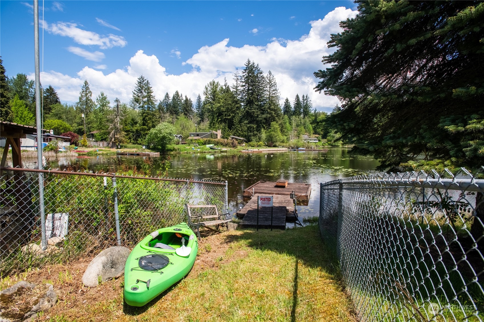 5701 Lerch Road Snohomish, WA 98290 - Photo 25 of 34 a view of a lake from a balcony