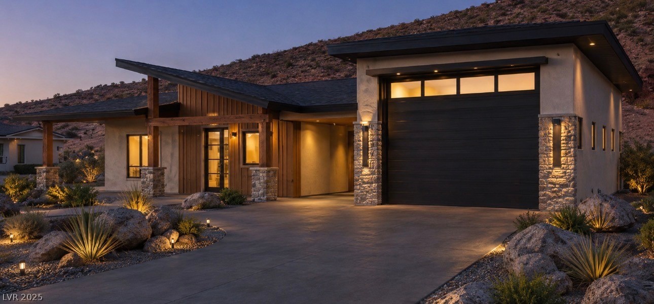 323 Wanda Road Henderson, NV 89002 - Photo 3 of 4 Architectural excellence compounds with a secondary detached guest house combined with RV Garage accessible from separate cul de sac.