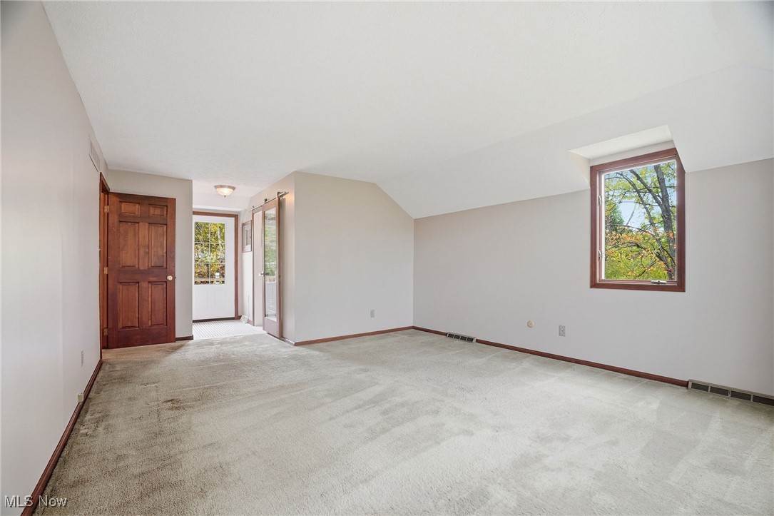 11710 Butternut Road Chardon, OH 44024 - Photo 25 of 48 Owners Suite light carpet and lofted ceiling