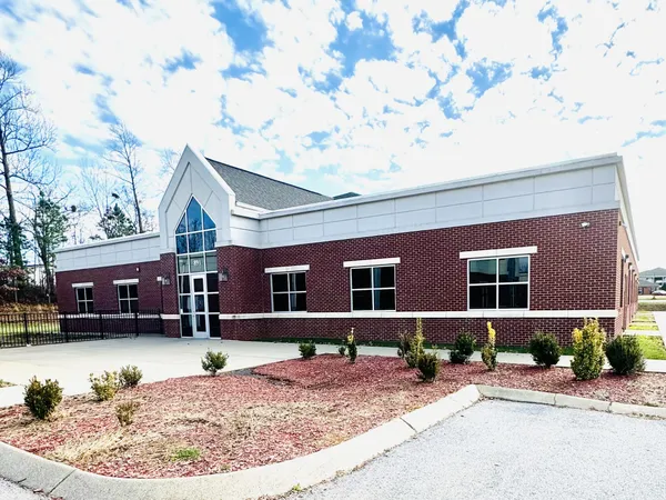 a view of a house with a patio