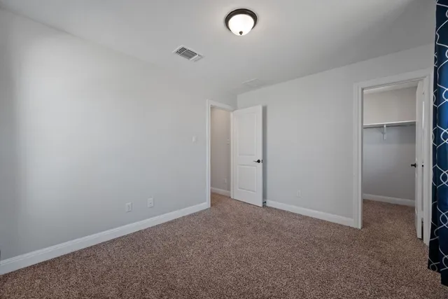 a backyard of a house