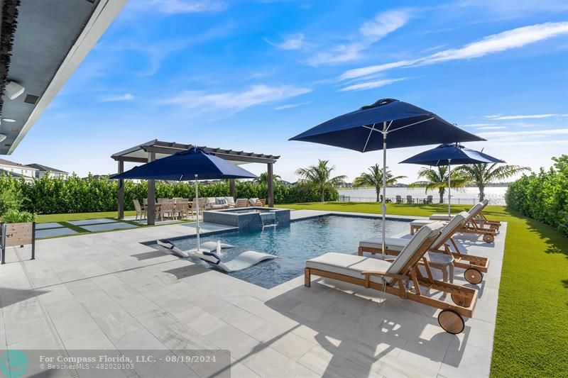 793 Hookline Circle Loxahatchee, FL 33470 - Photo 4 of 80 16x32 Heated Saltwater Pool w/spa