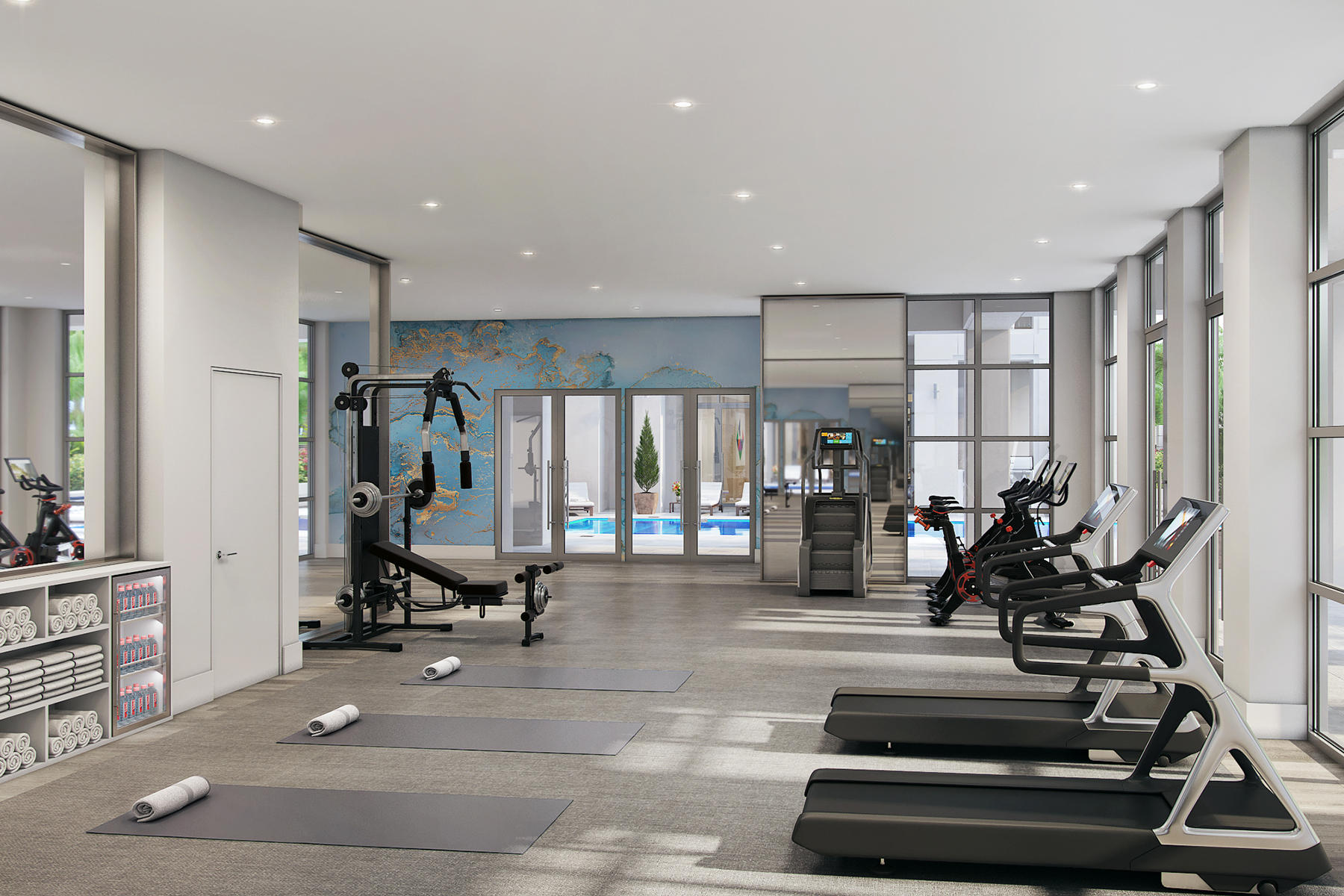 475 East Royal Palm Road, Unit PH Boca Raton, FL 33432 - Photo 12 of 13 a view of a room with gym equipment