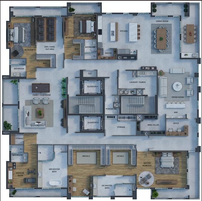 475 East Royal Palm Road, Unit PH Boca Raton, FL 33432 - Photo 5 of 13 a picture of a kitchen