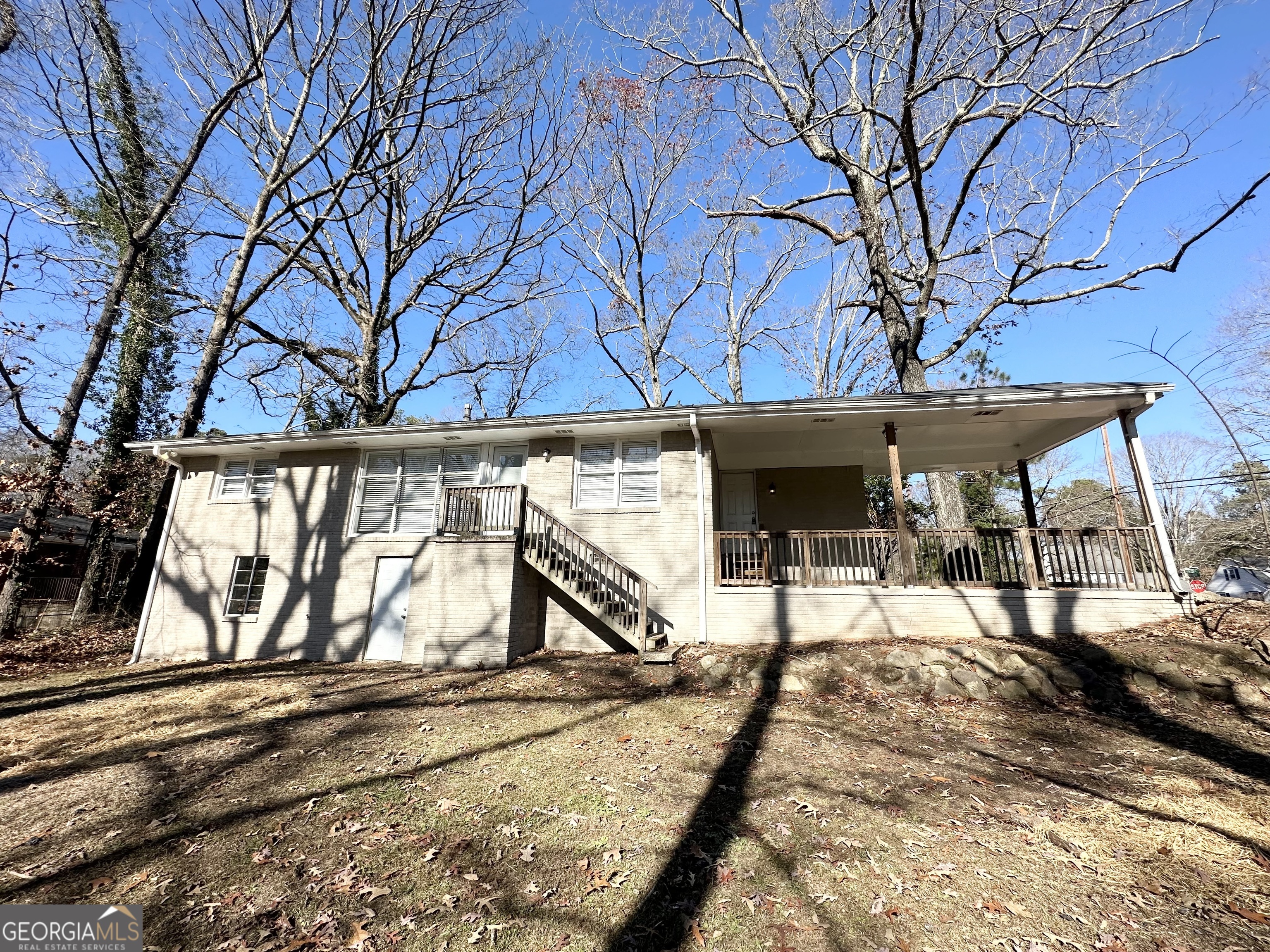 2896 Hogan Road East Point, GA 30344 - Photo 14 of 14 a view of outdoor space and wooden deck
