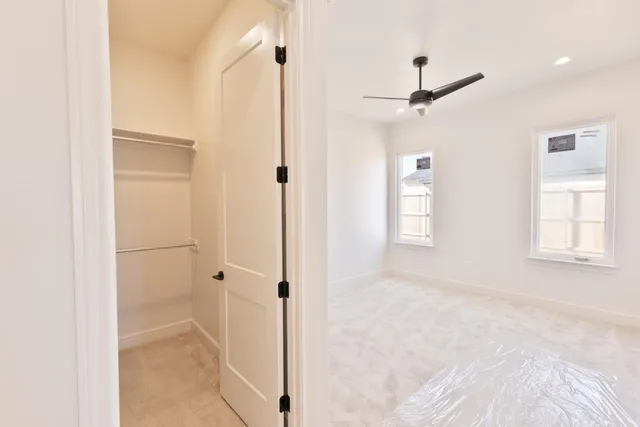 a view of an empty room