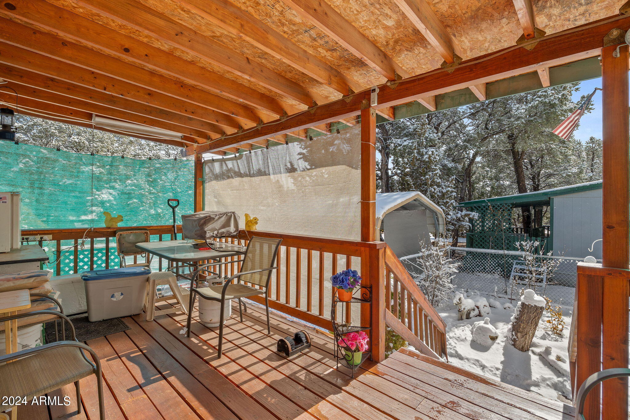 3512 Quail Run Road Overgaard, AZ 85933 - Photo 6 of 30 a view of balcony with furniture