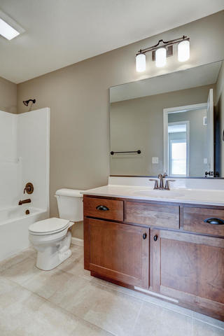 2003 Rylan Road Mahomet, IL 61853 - Photo 24 of 41 a bathroom with a toilet a sink and mirror