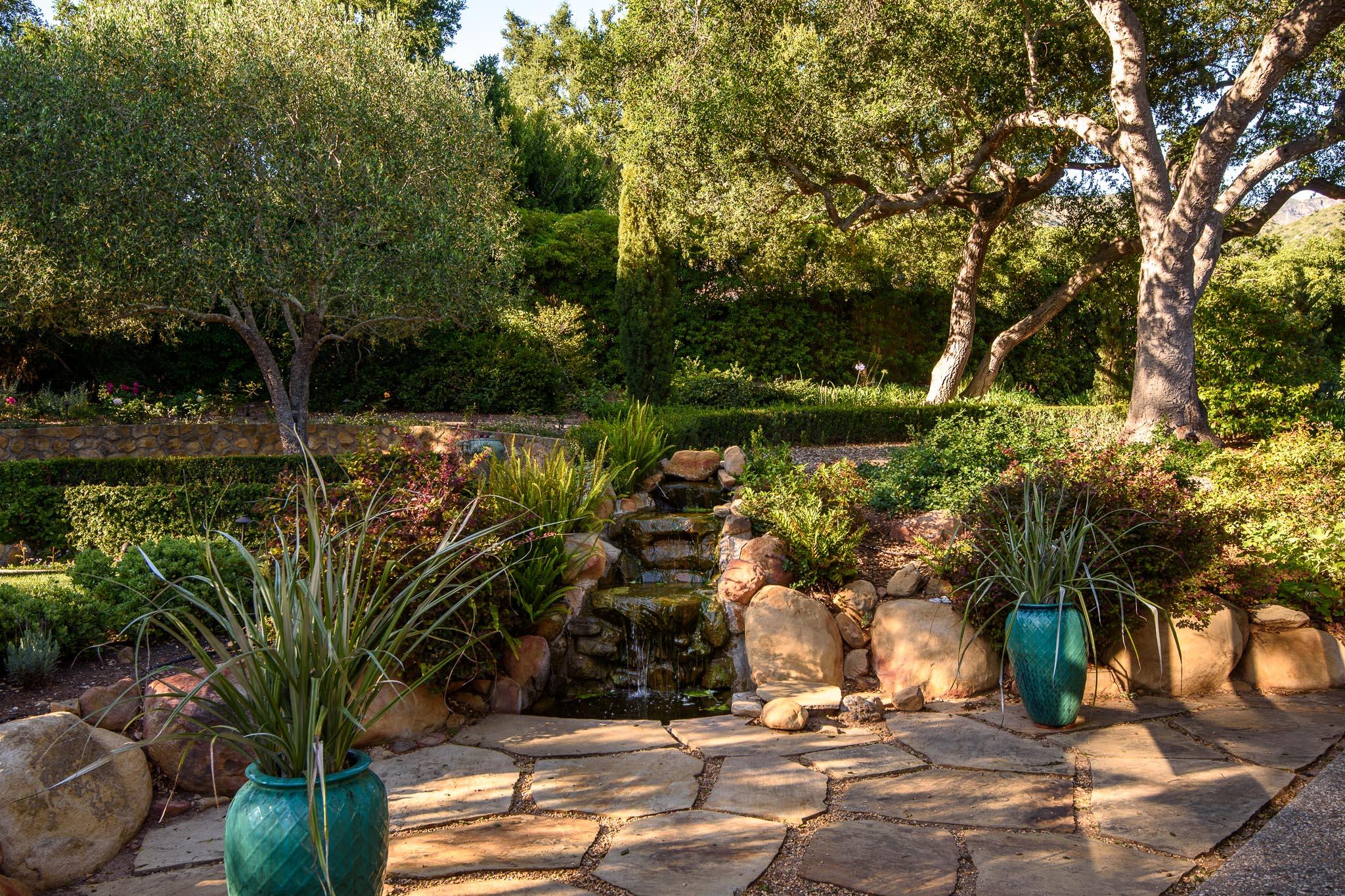 800 Hot Springs Road Montecito, CA 93108 - Photo 19 of 22 a view of a garden