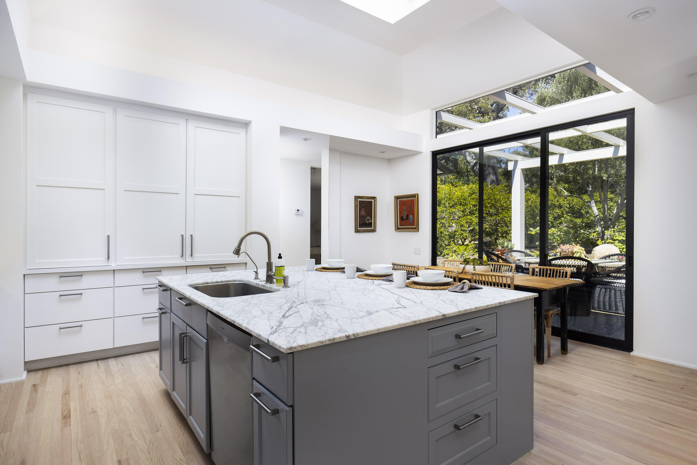 800 Hot Springs Road Montecito, CA 93108 - Photo 7 of 22 a view of a kitchen counter space and a sink