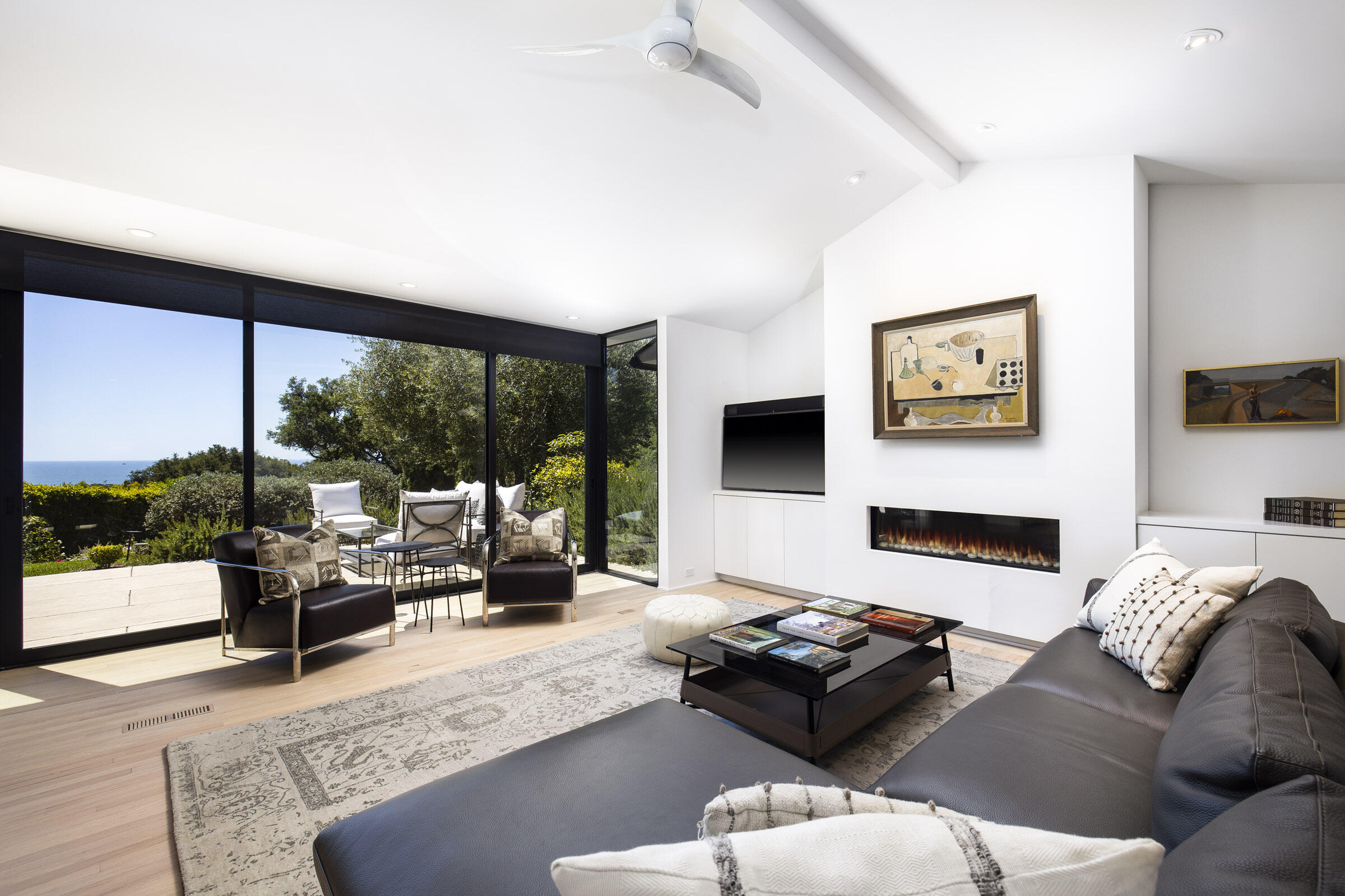 800 Hot Springs Road Montecito, CA 93108 - Photo 8 of 22 a living room with furniture window and a flat screen tv