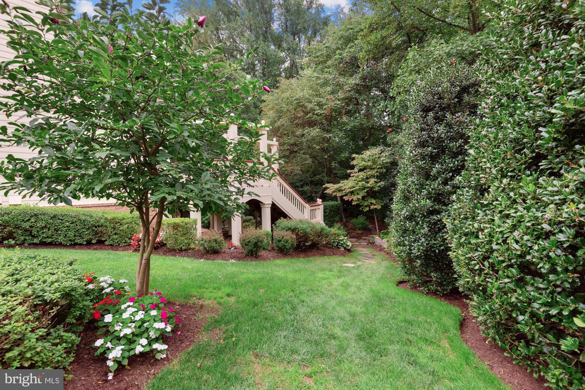1138 Round Pebble Lane Reston, VA 20194 - Photo 49 of 55 Side view of stairs from deck to ground level