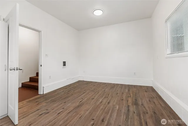 wooden floor in an empty room