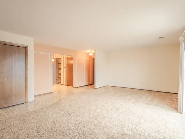 a view of an empty room