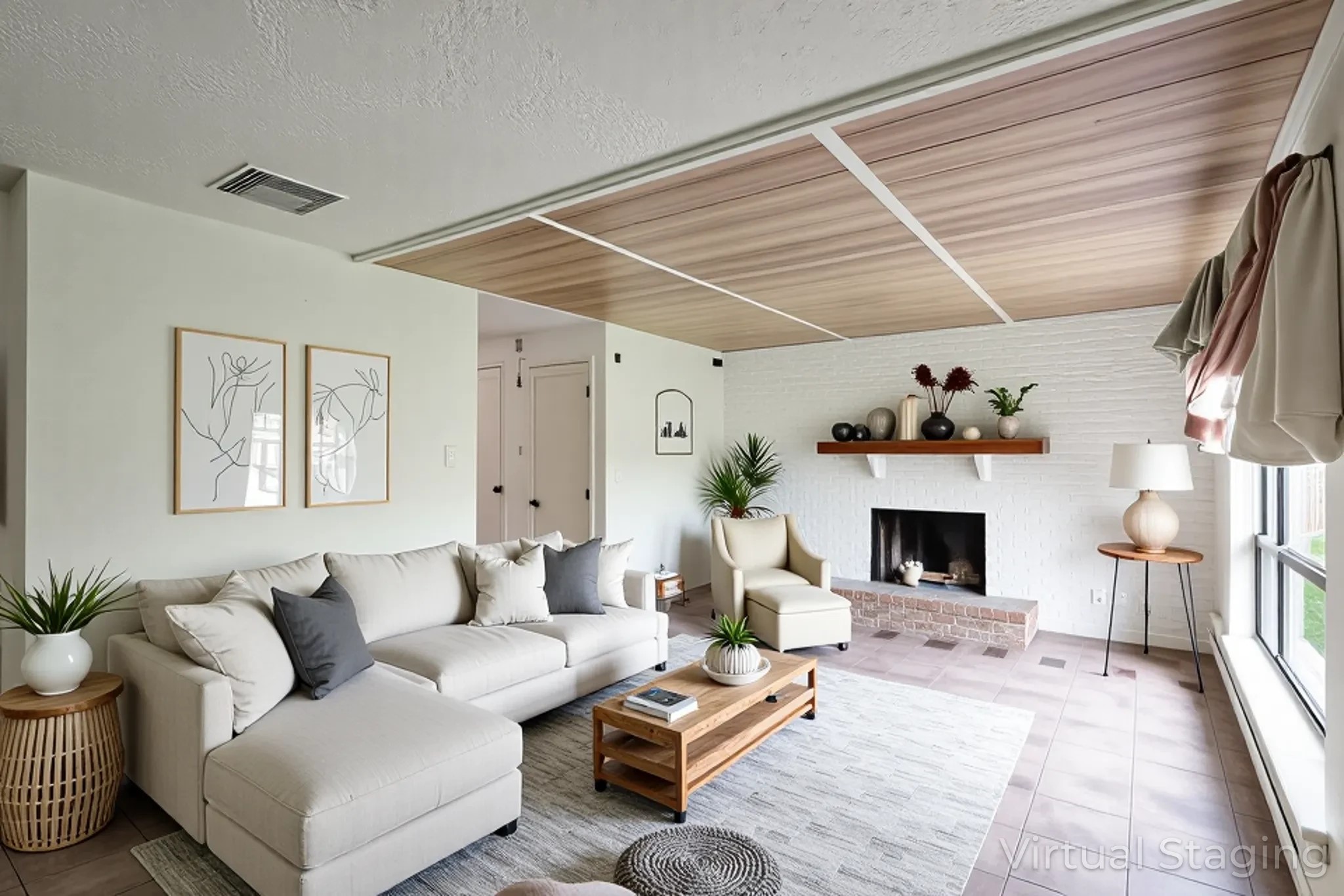 4423 Mossygate Drive Spring, TX 77373 - Photo 16 of 38 a living room with furniture and a fireplace