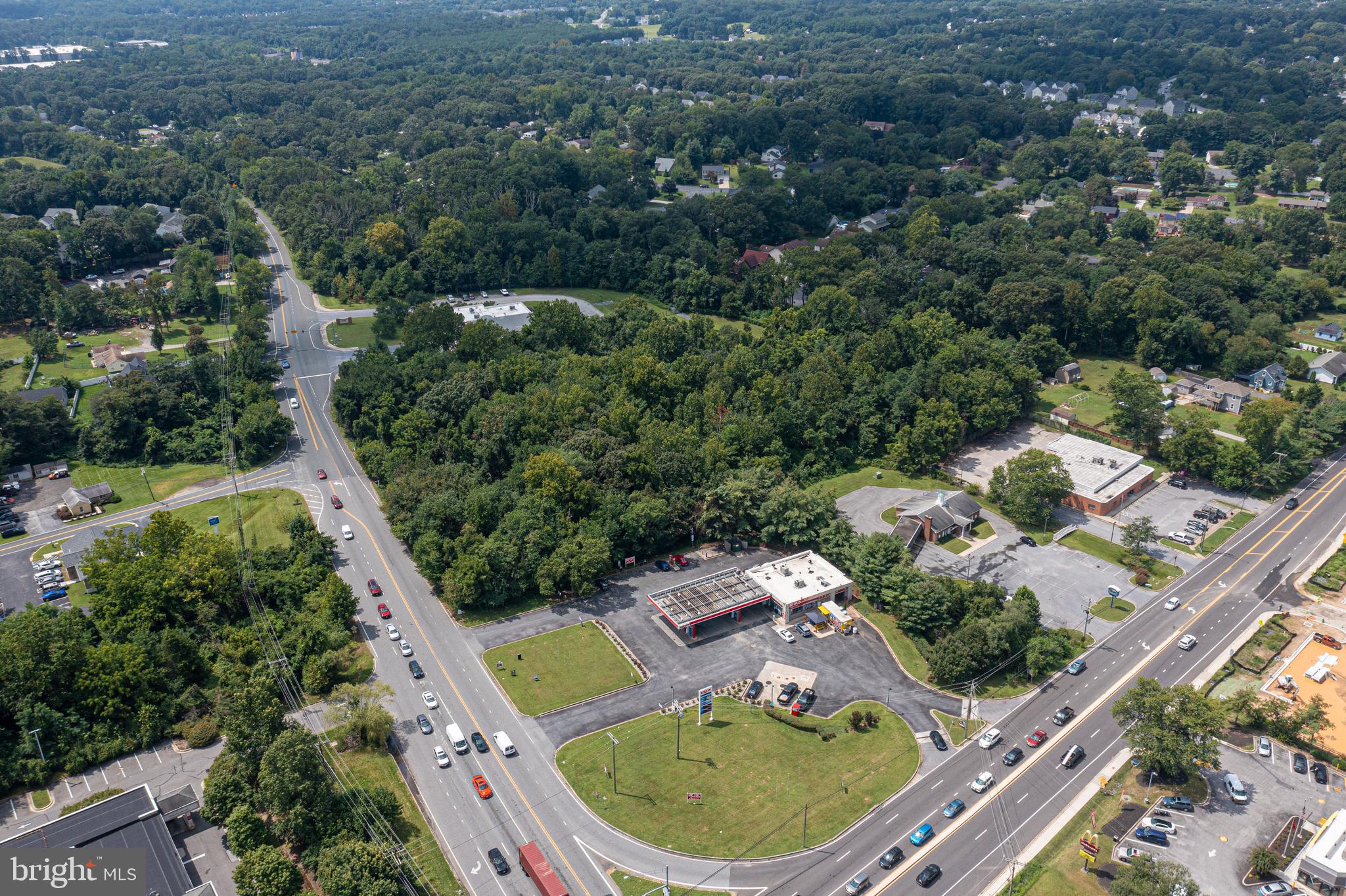 7860 Telegraph Road Severn, MD 21144 - Photo 11 of 14 an aerial view of a house with outdoor space and street view