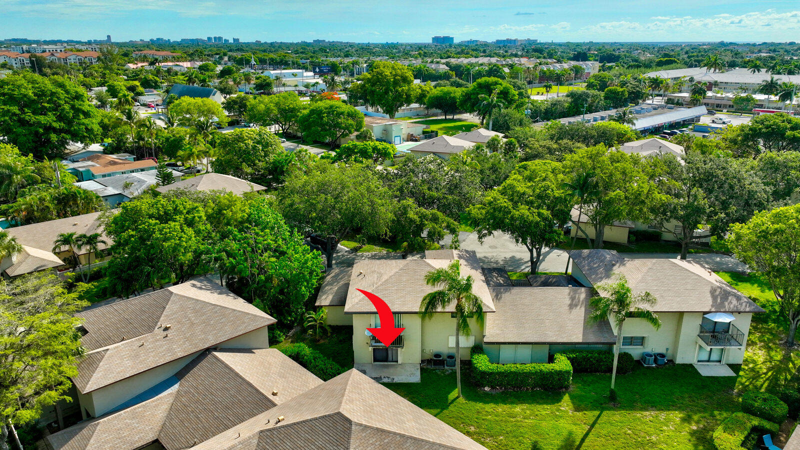 3951 Northeast 19th Road, Unit 1701 Pompano Beach, FL 33064 - Photo 6 of 82 an aerial view of a house with a yard basket ball court and outdoor seating