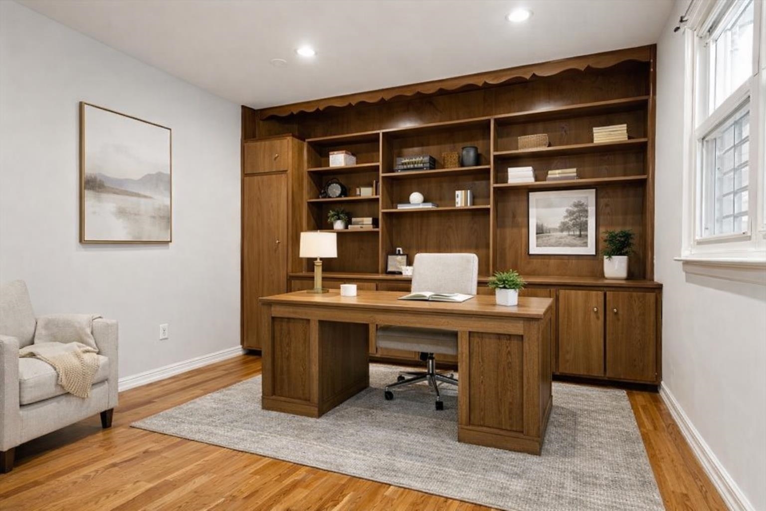 14 Centre Lane, Unit 2 Bayonne, NJ 07002 - Photo 13 of 21 a view of a workspace with furniture and a window