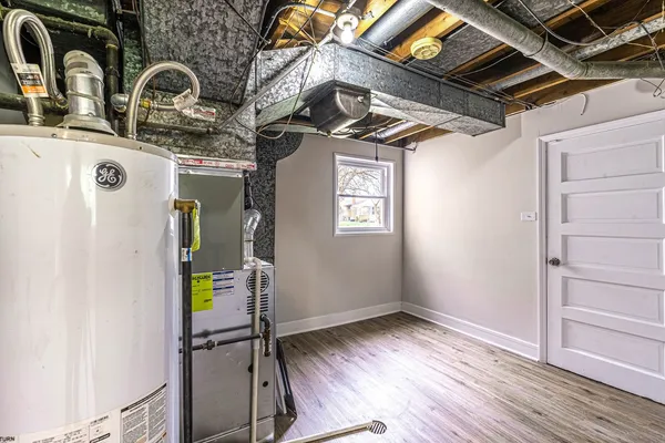 a close view of utility room