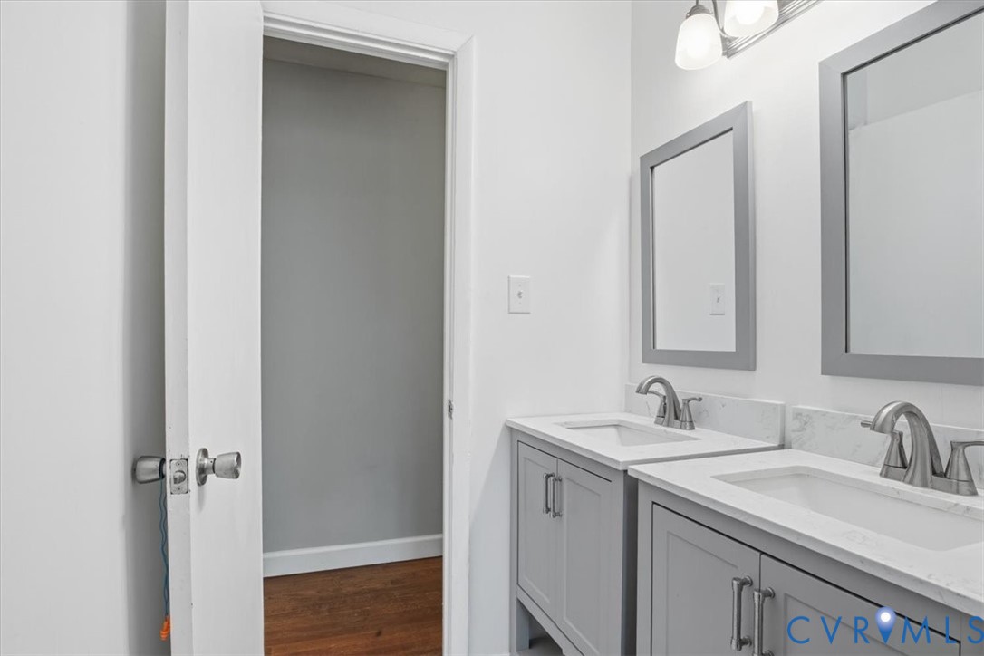 15503 Eppes Road Dewitt, VA 23840 - Photo 14 of 22 a bathroom with a sink and a mirror