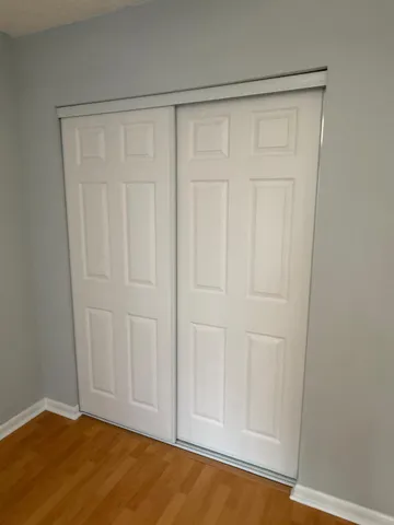 a view of a room with window