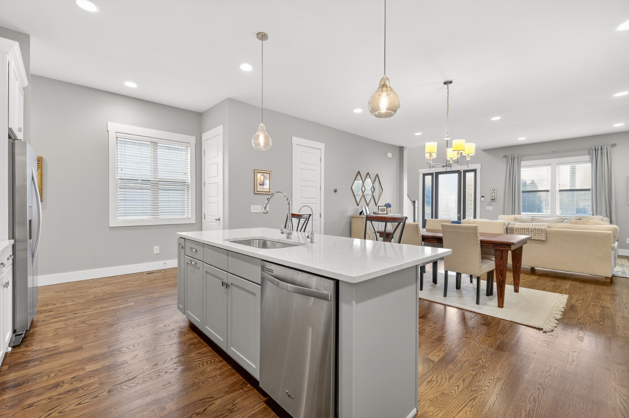 5812 Morrow Road, Unit A Nashville, TN 37209 - Photo 11 of 34 a large kitchen with a large window and stainless steel appliances