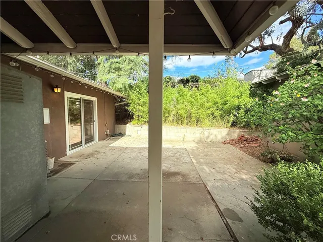 a view of a house with a outdoor space