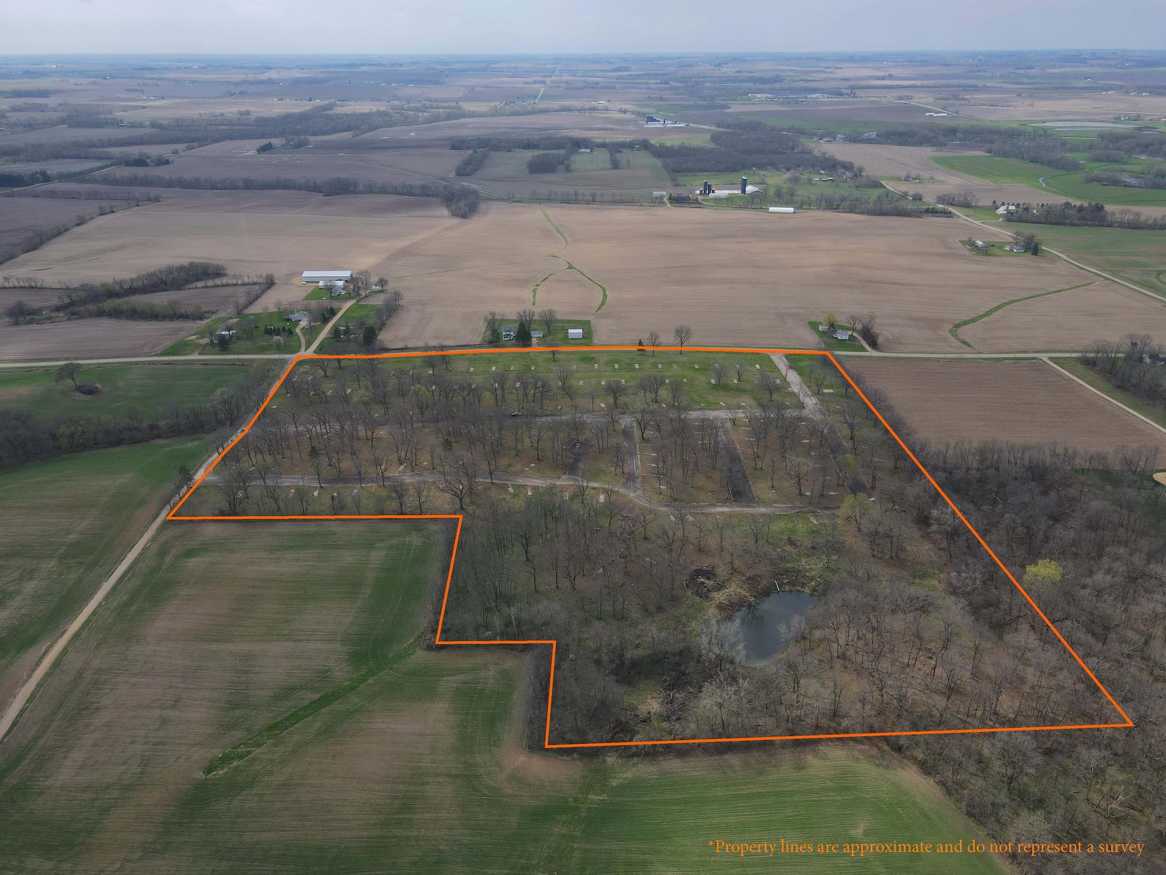 4500 East River Road Ridott, IL 61067 - Photo 7 of 54 an aerial view of a house