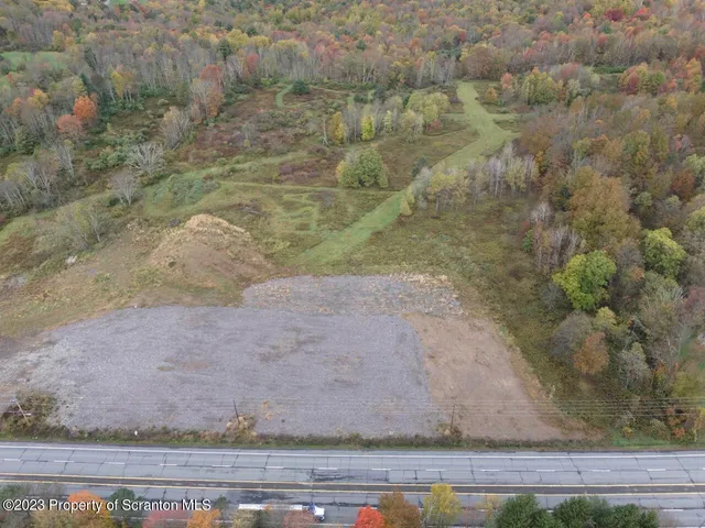 a view of a dry yard