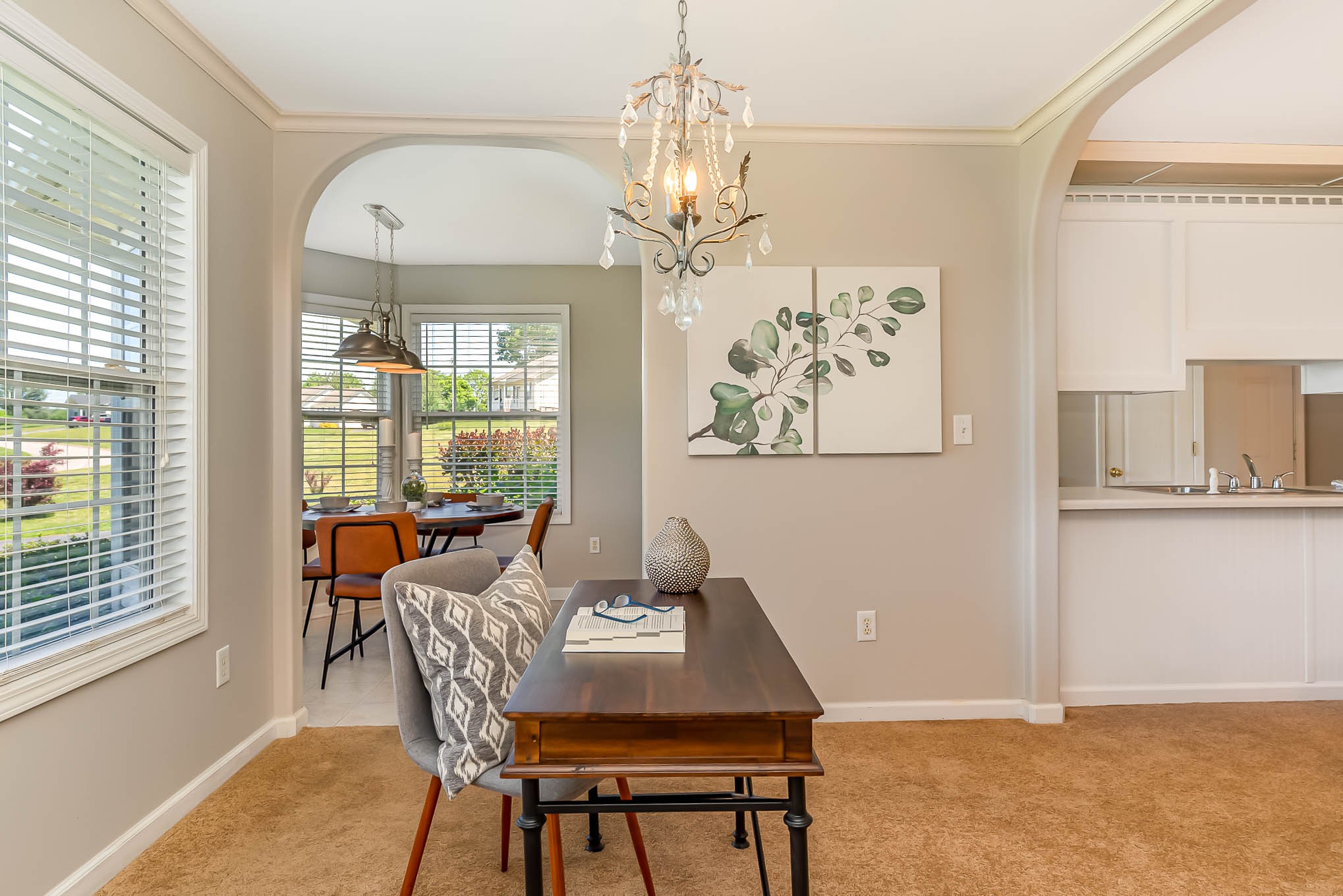 523 D V Circle Spring Hill, TN 37174 - Photo 10 of 25 a view of a dining room with furniture window and outside view
