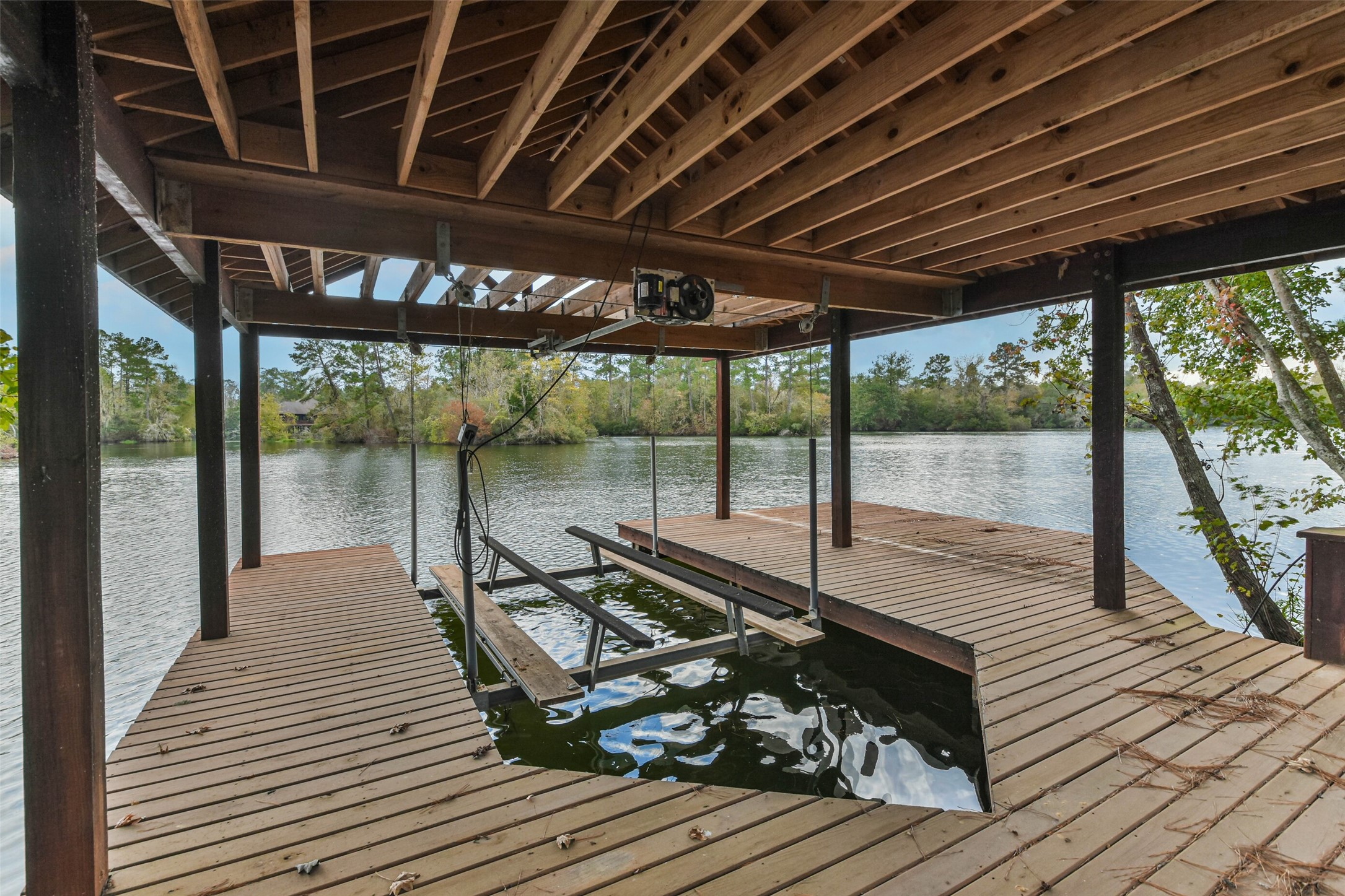 17-16 A Smith Loop North Cleveland, TX 77327 - Photo 34 of 38 a view of a balcony with wooden floor