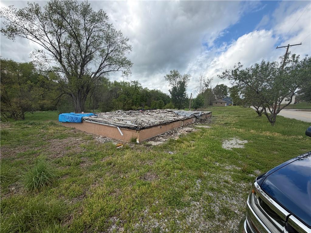 a view of outdoor space and yard