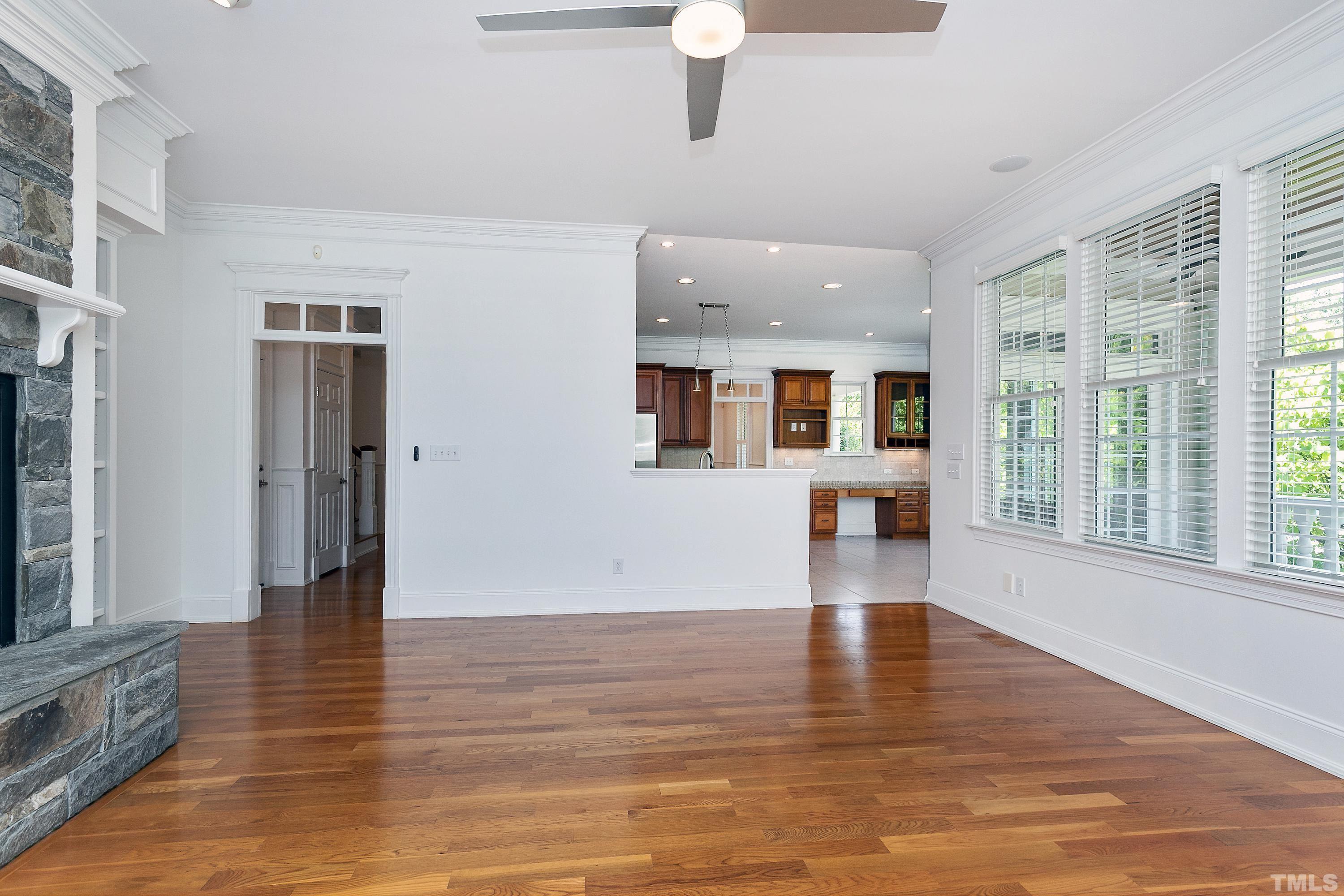 202 Simerville Road Chapel Hill, NC 27517 - Photo 14 of 51 wooden floor in an empty room with a window