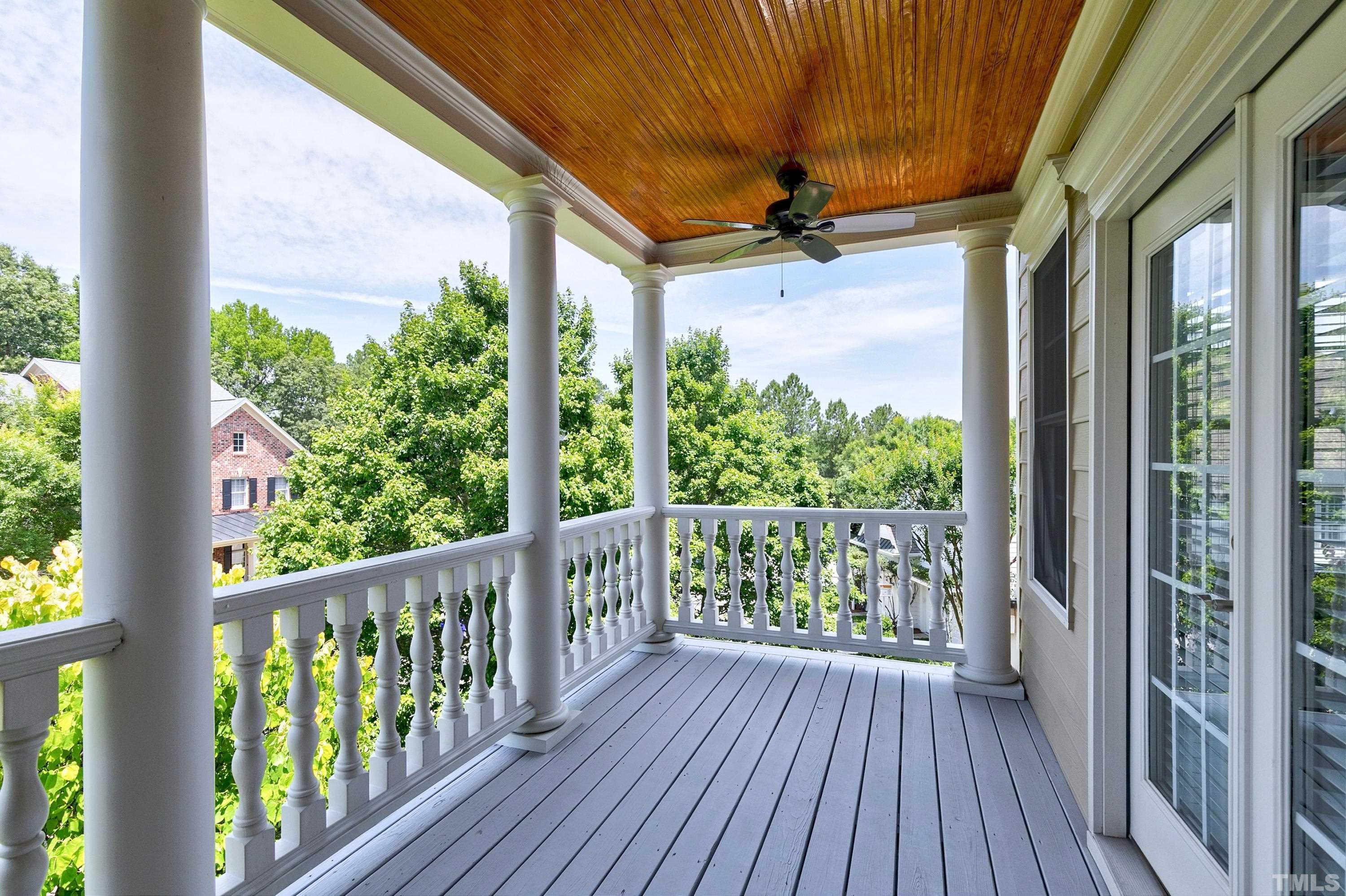 202 Simerville Road Chapel Hill, NC 27517 - Photo 25 of 51 a view of a balcony with wooden floor