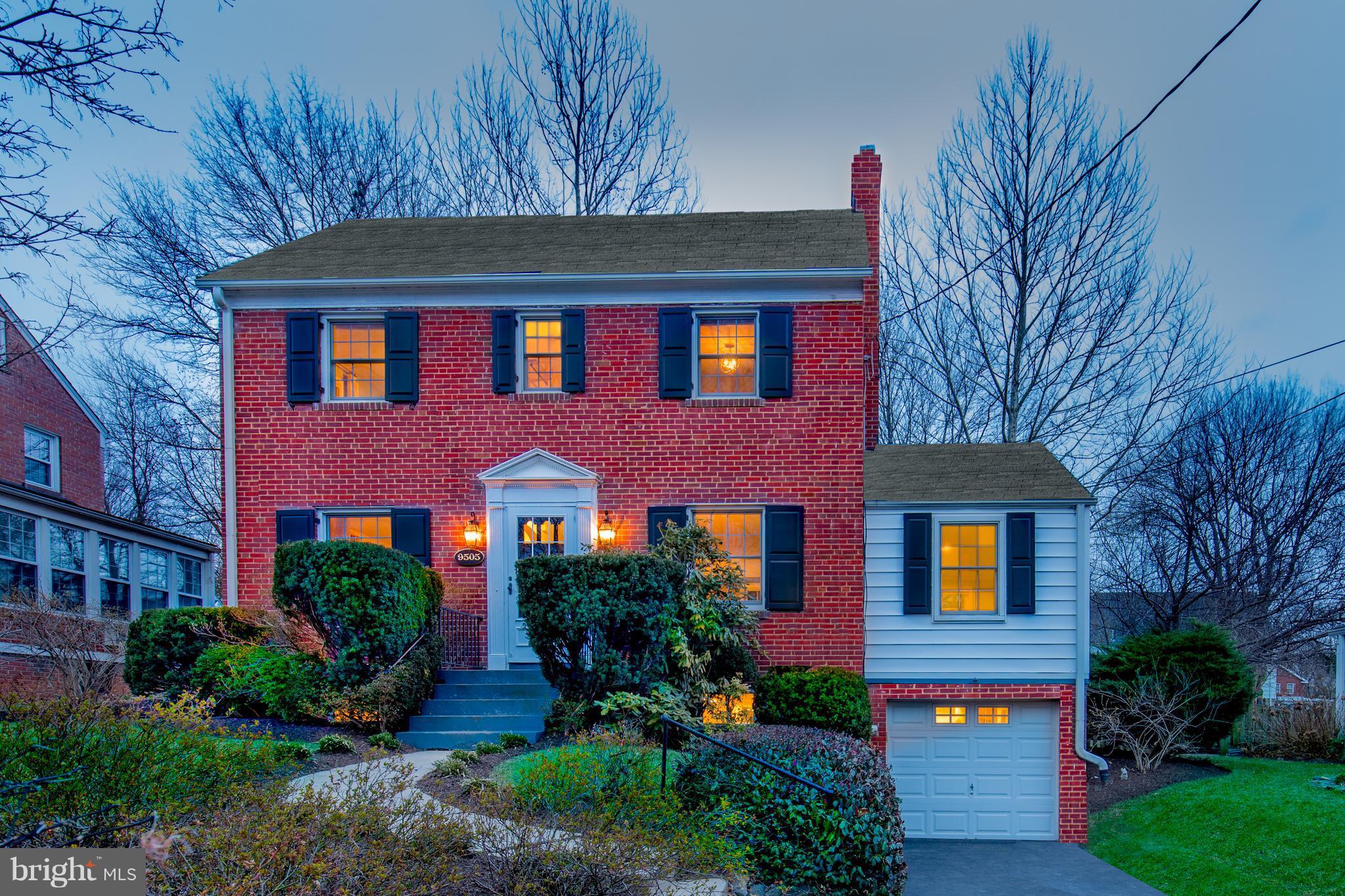 9505 Thornhill Road Silver Spring, MD 20901 - Photo 1 of 30 a front view of a house with garden