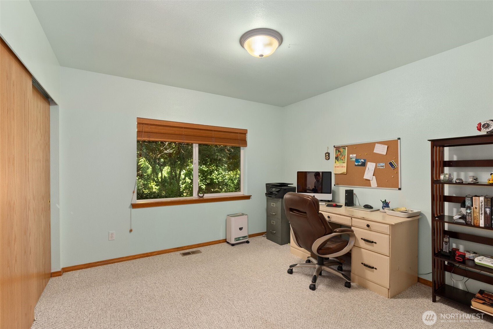 104 Walsh Lane Chehalis, WA 98532 - Photo 13 of 30 a view of a workspace with furniture and a window