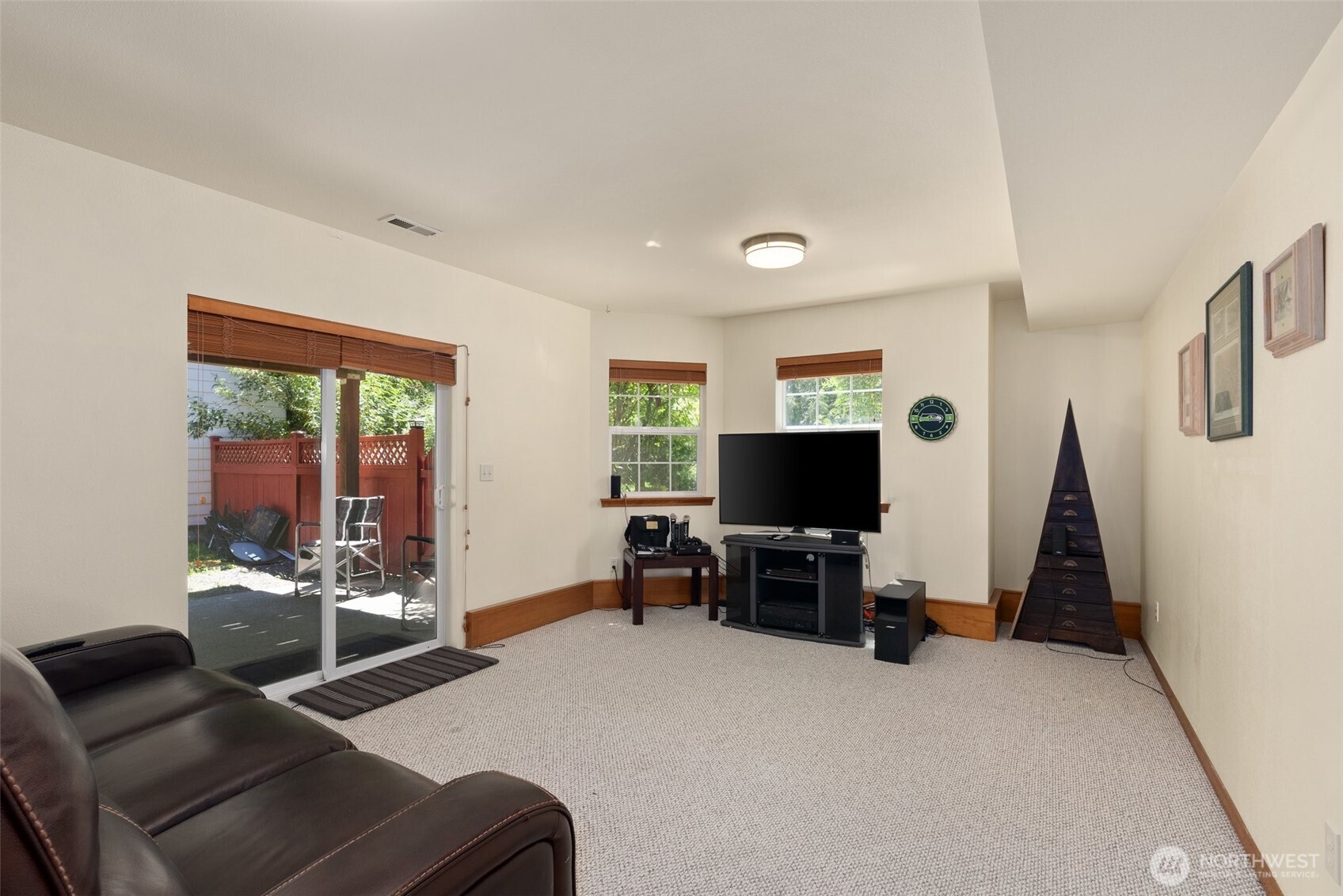 104 Walsh Lane Chehalis, WA 98532 - Photo 16 of 30 a living room with furniture and a flat screen tv